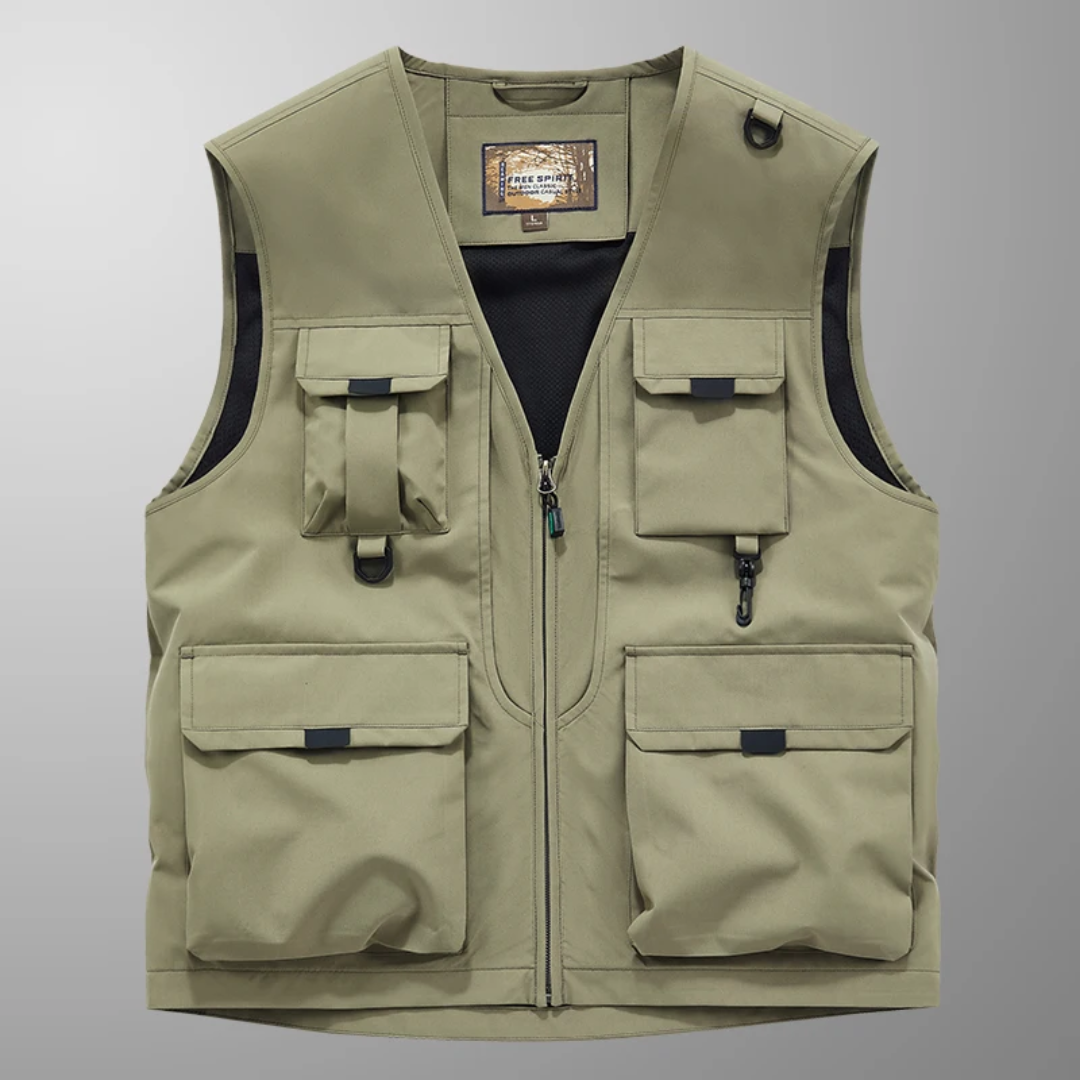 WISEMERE™ | Men's Multi-Pocket Breathable Cargo Vest