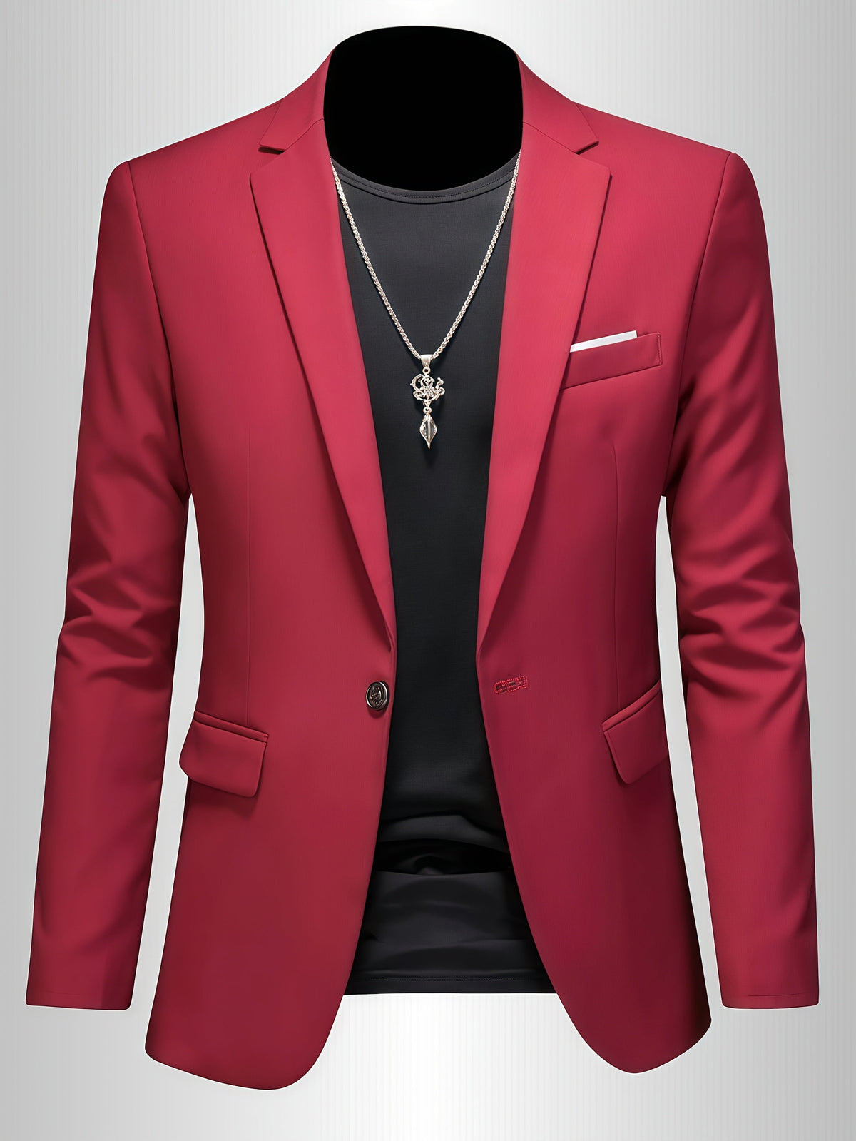 WISEMERE™ | Men's Skinny-Fit Woven Blazer