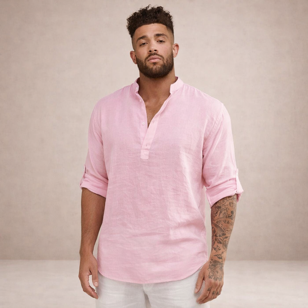 WISEMERE™ | Stand Collar Shirt
