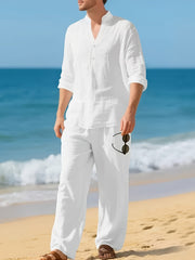 WISEMERE™ | Men's Coords Woven Linen