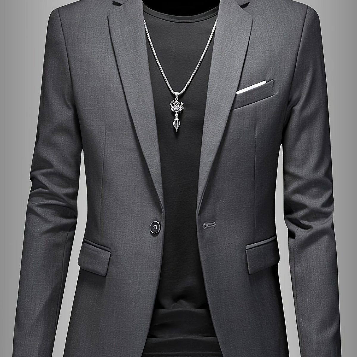WISEMERE™ | Men's Skinny-Fit Woven Blazer