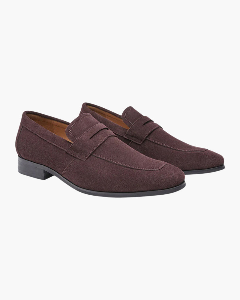 Wisemere | Suede Penny Loafers