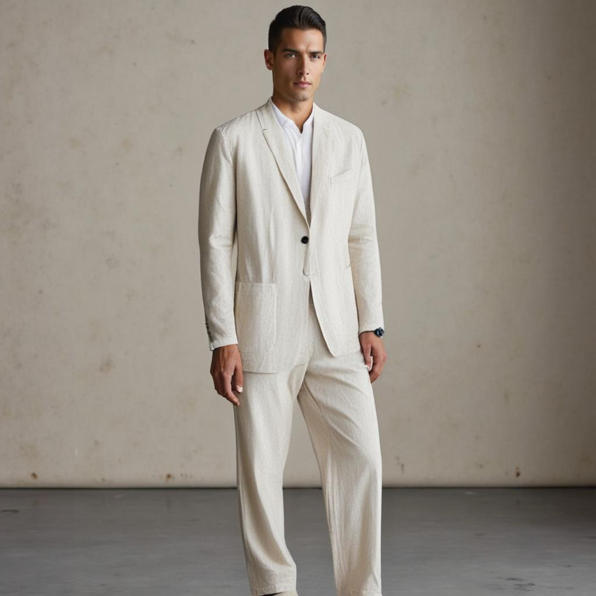 WISEMERE™ | Men's Linen-Cotton Suit
