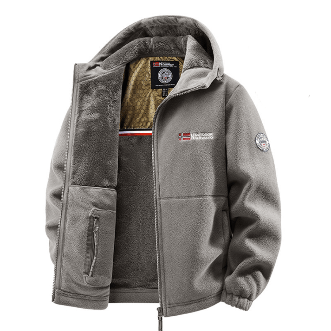 WISEMERE | INSULATED FLEECE BOMBER JACKET FOR MEN