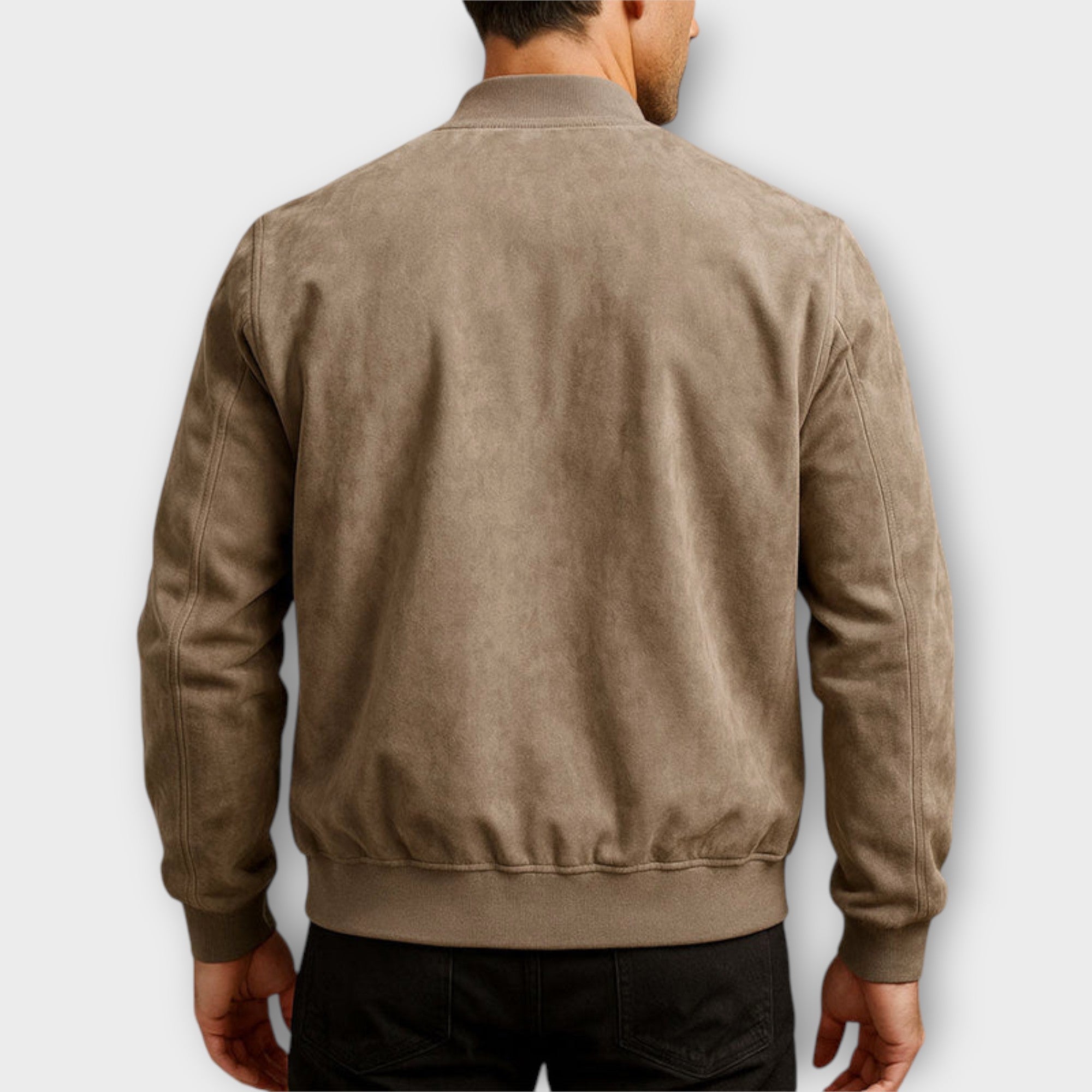 WISEMERE | MENS SUEDE BOMBER JACKET