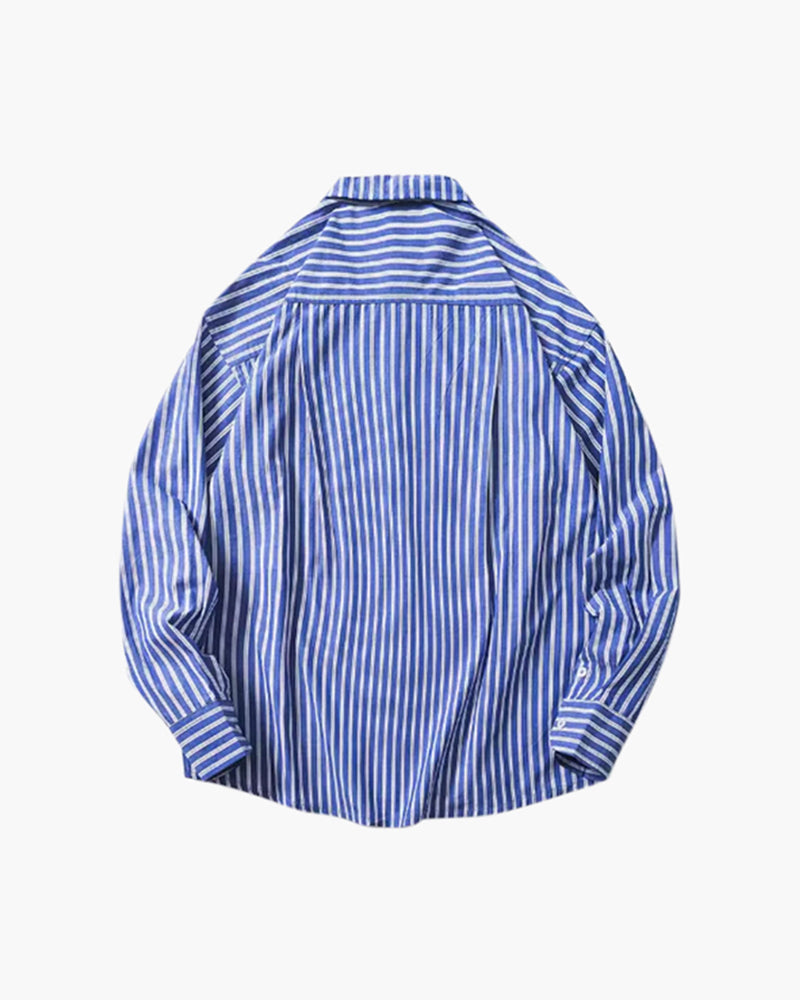 Wisemere | Oversized Striped Shirt