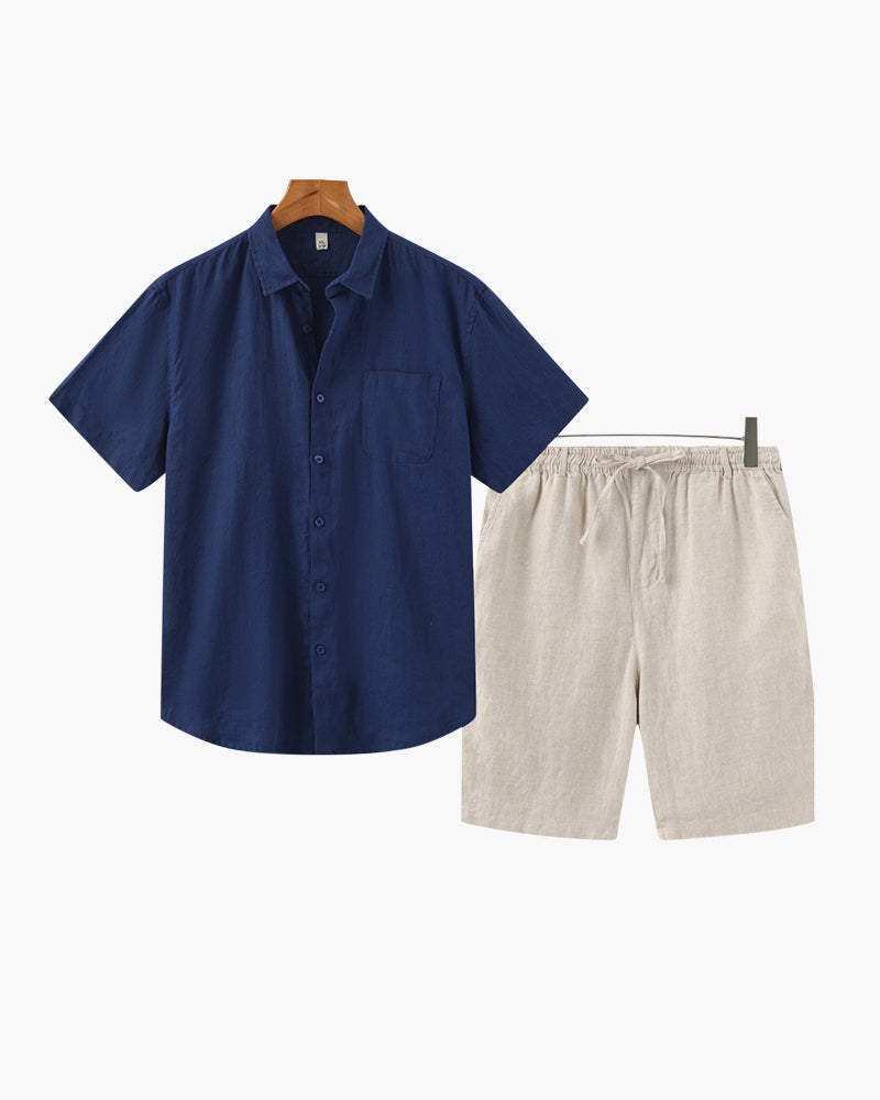 WISEMERE | LINEN COMBO (SHORTS)