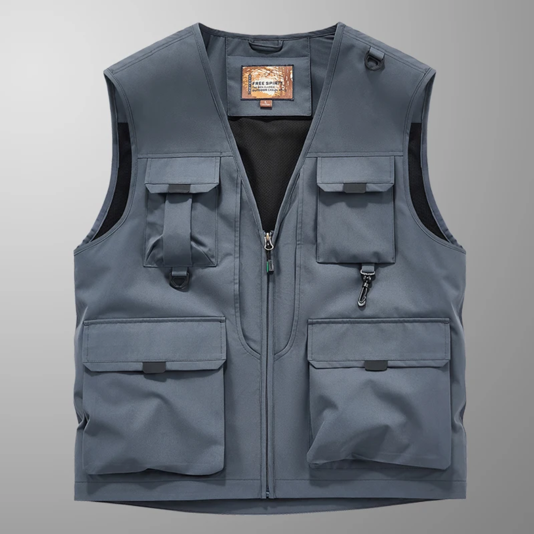 WISEMERE™ | Men's Multi-Pocket Breathable Cargo Vest