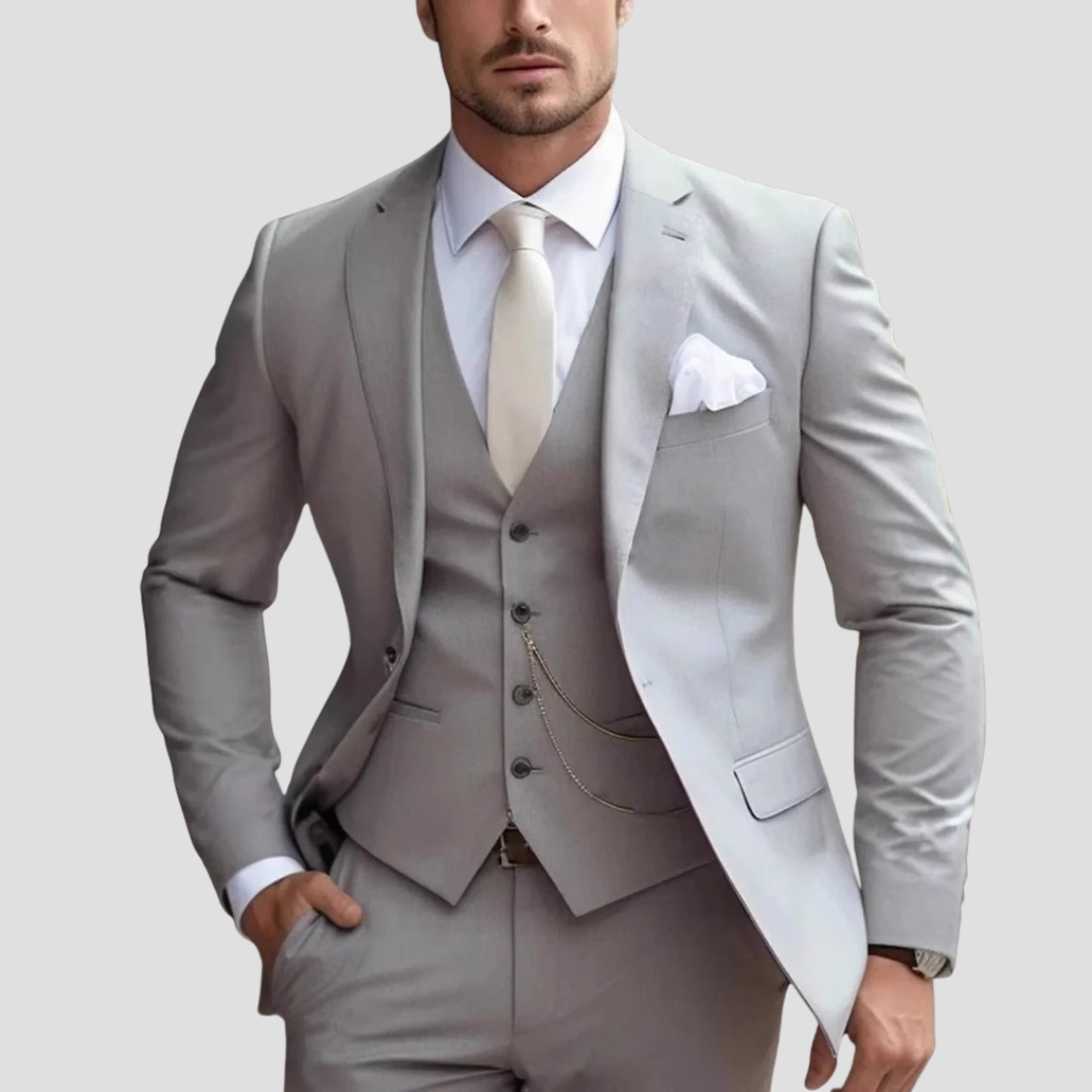 WISEMERE™ | Men's Waistcoat & Blazer Suit