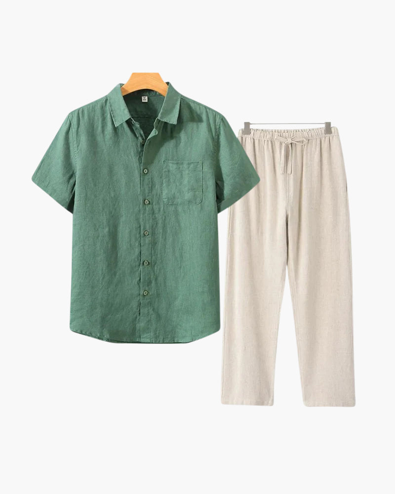 WISEMERE | LINEN COMBO (SHORTSLEEVE)