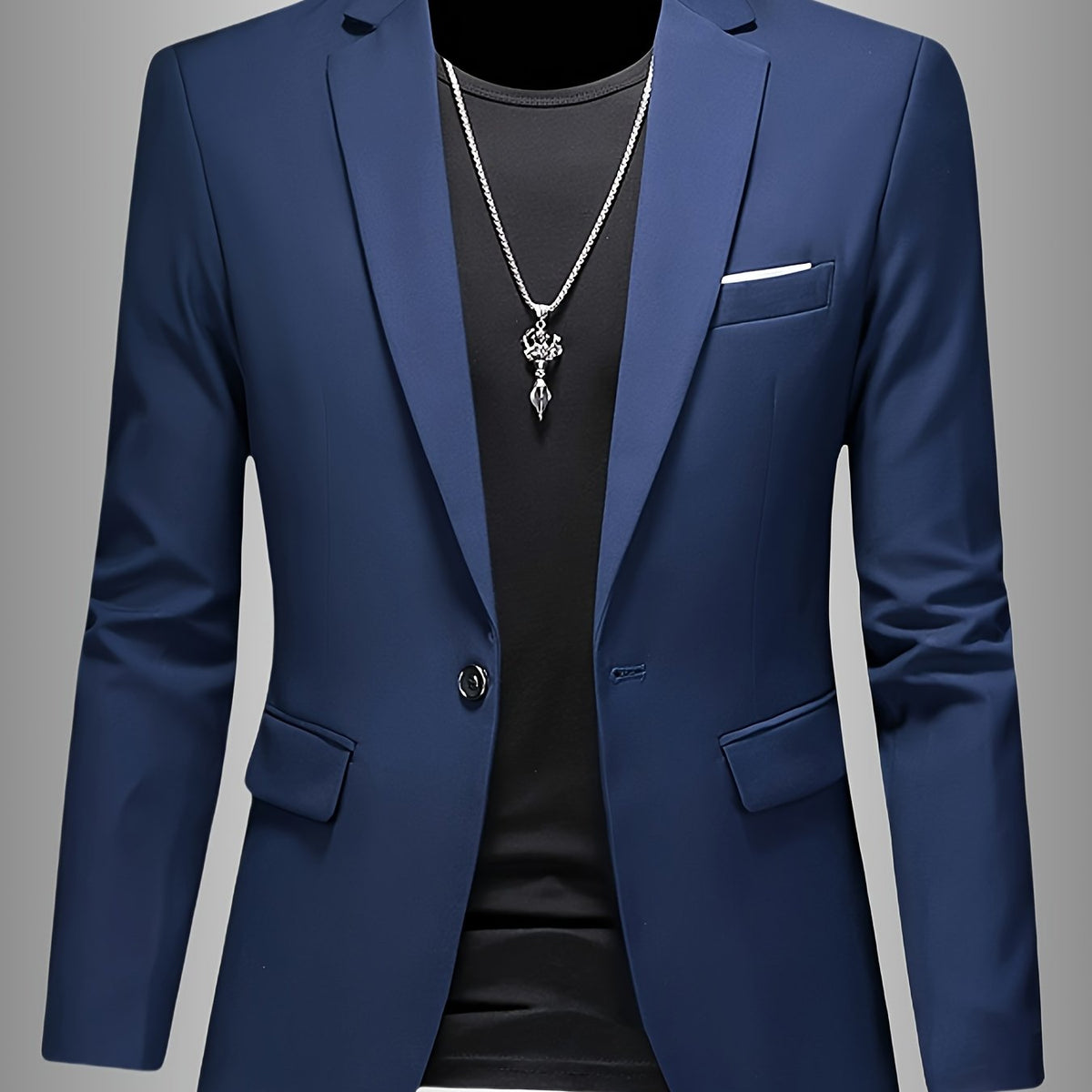 WISEMERE™ | Men's Skinny-Fit Woven Blazer