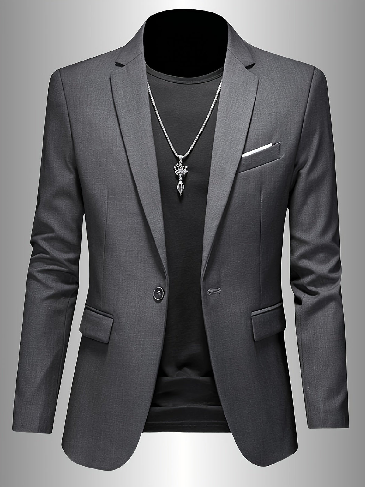 WISEMERE™ | Men's Skinny-Fit Woven Blazer