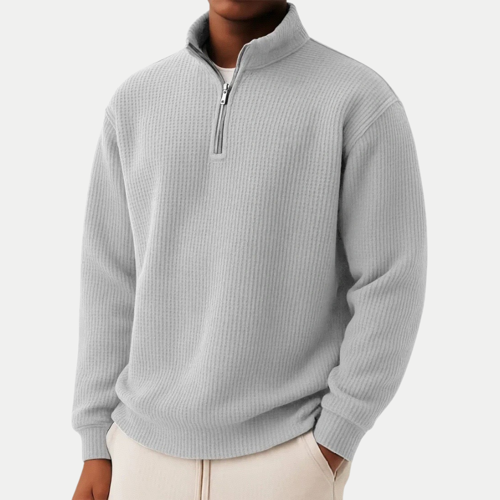 WISEMERE | ELEGANT ZIPPERED SWEATER FOR MEN