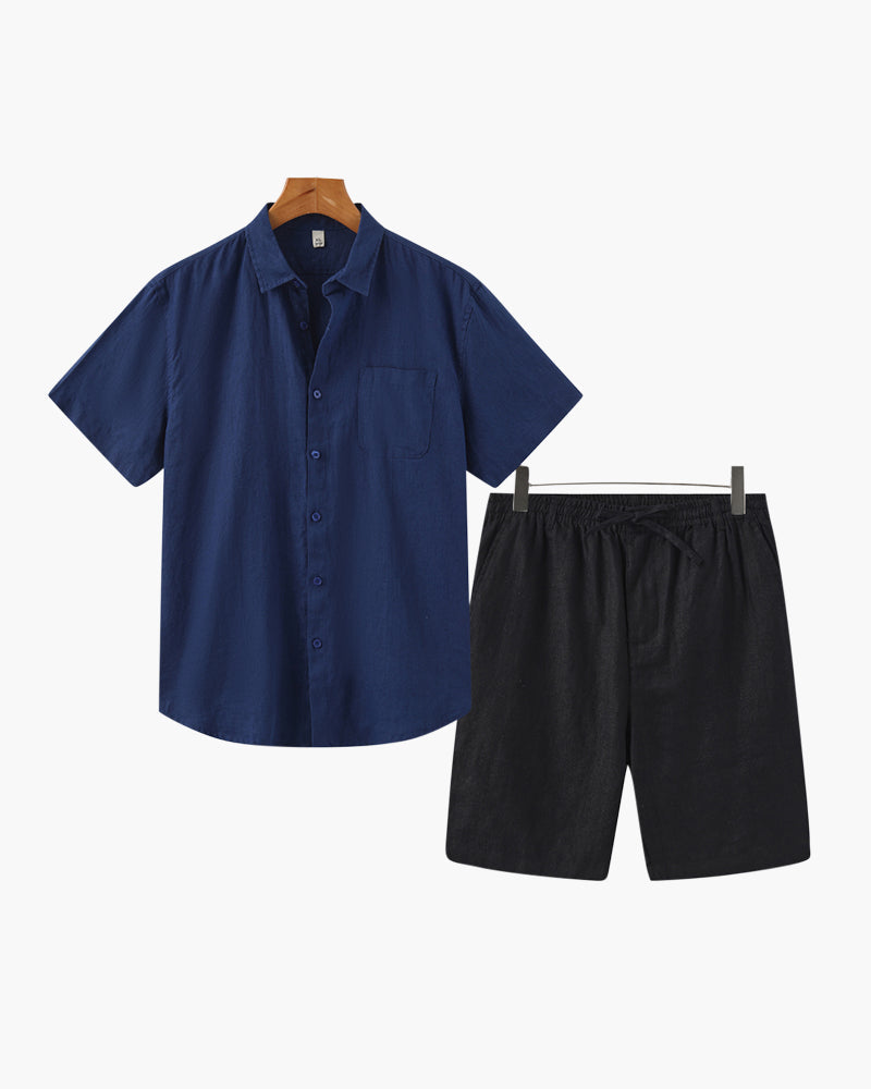 WISEMERE | LINEN COMBO (SHORTS)