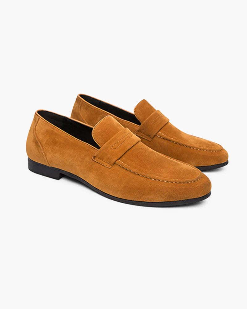 Wisemere | Suede Penny Loafers