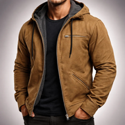 WISEMERE | CANVAS HOODIE JACKET FOR MEN