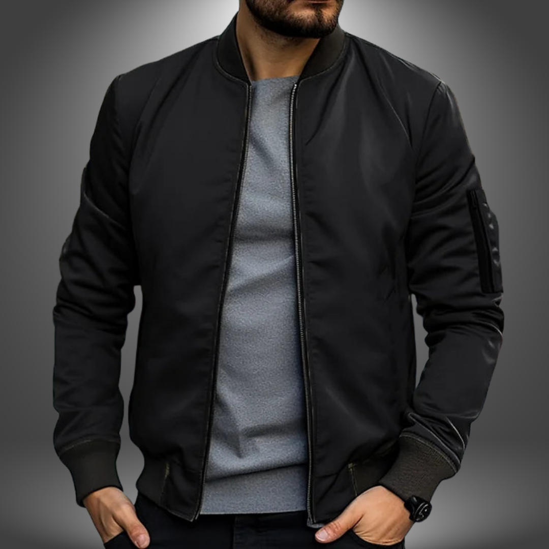 WISEMERE™ | Men's Modern Fit Bomber Jacket