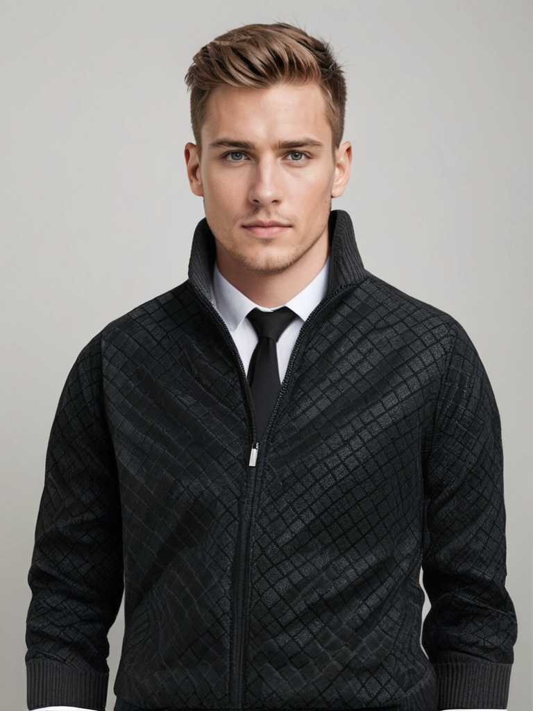 WISEMERE | ZIP-UP CARDIGAN FOR MEN