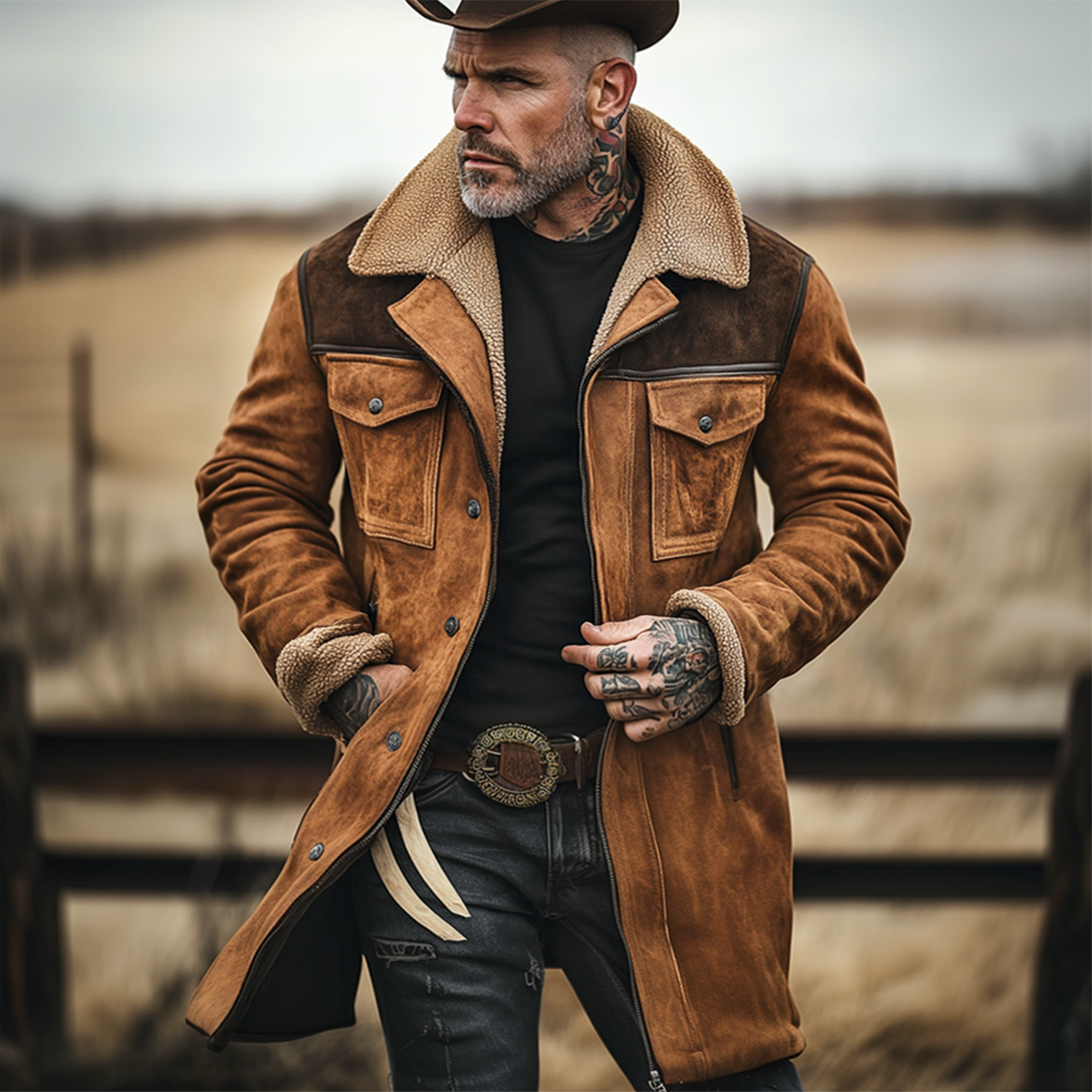 WISEMERE | CLASSIC LONG COAT FOR MEN