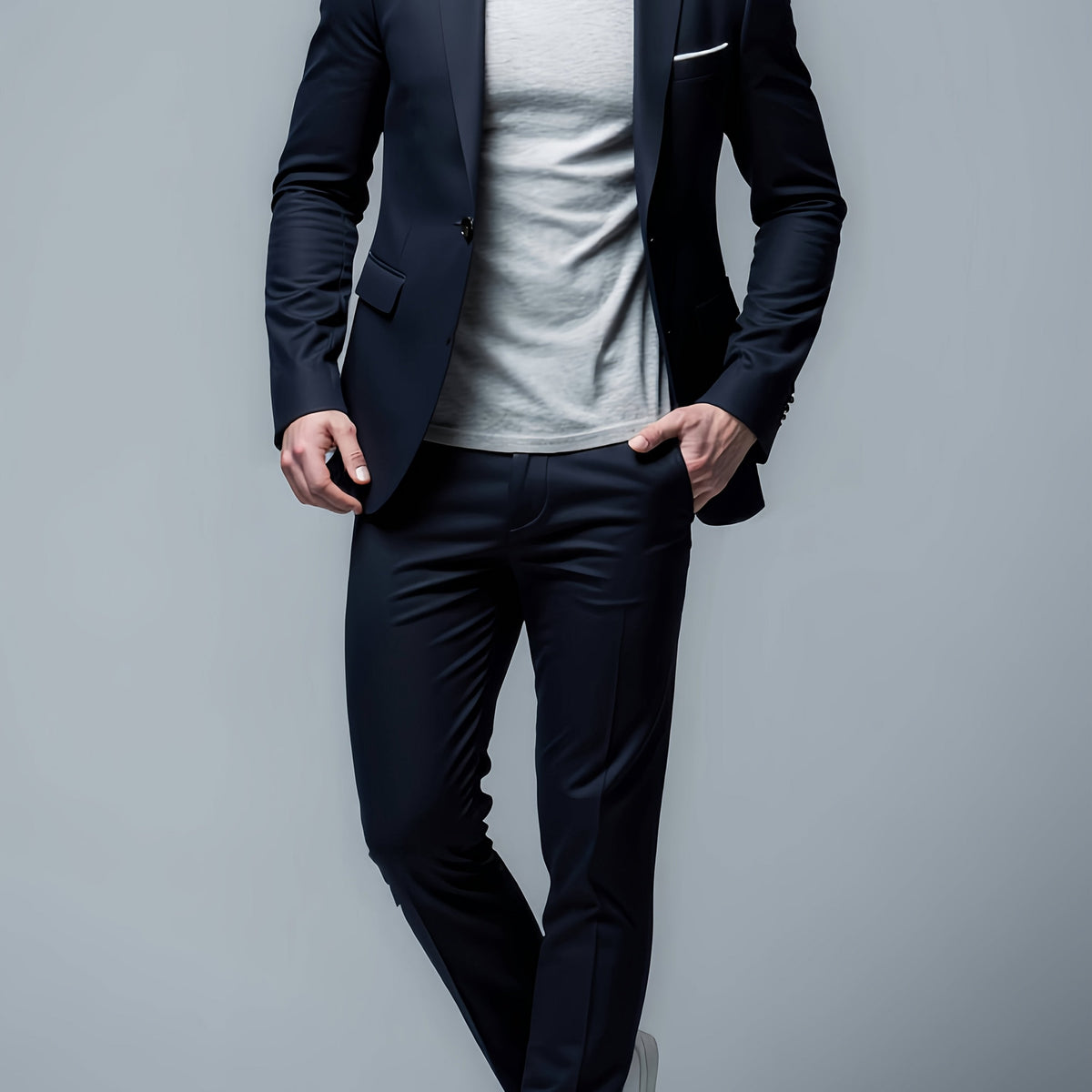 WISEMERE™ | Men's Stretch Two-Button Suit