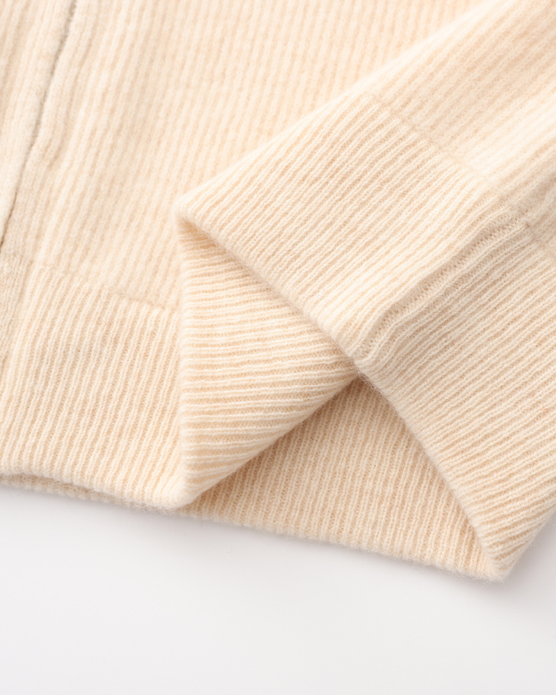 WISEMERE | CASHMERE ZIP-UP SWEATER