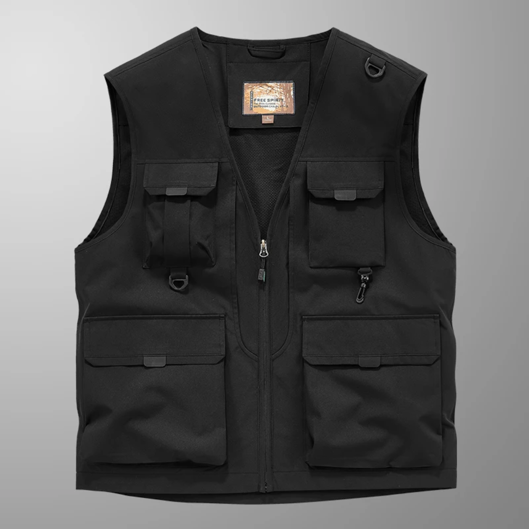 WISEMERE™ | Men's Multi-Pocket Breathable Cargo Vest