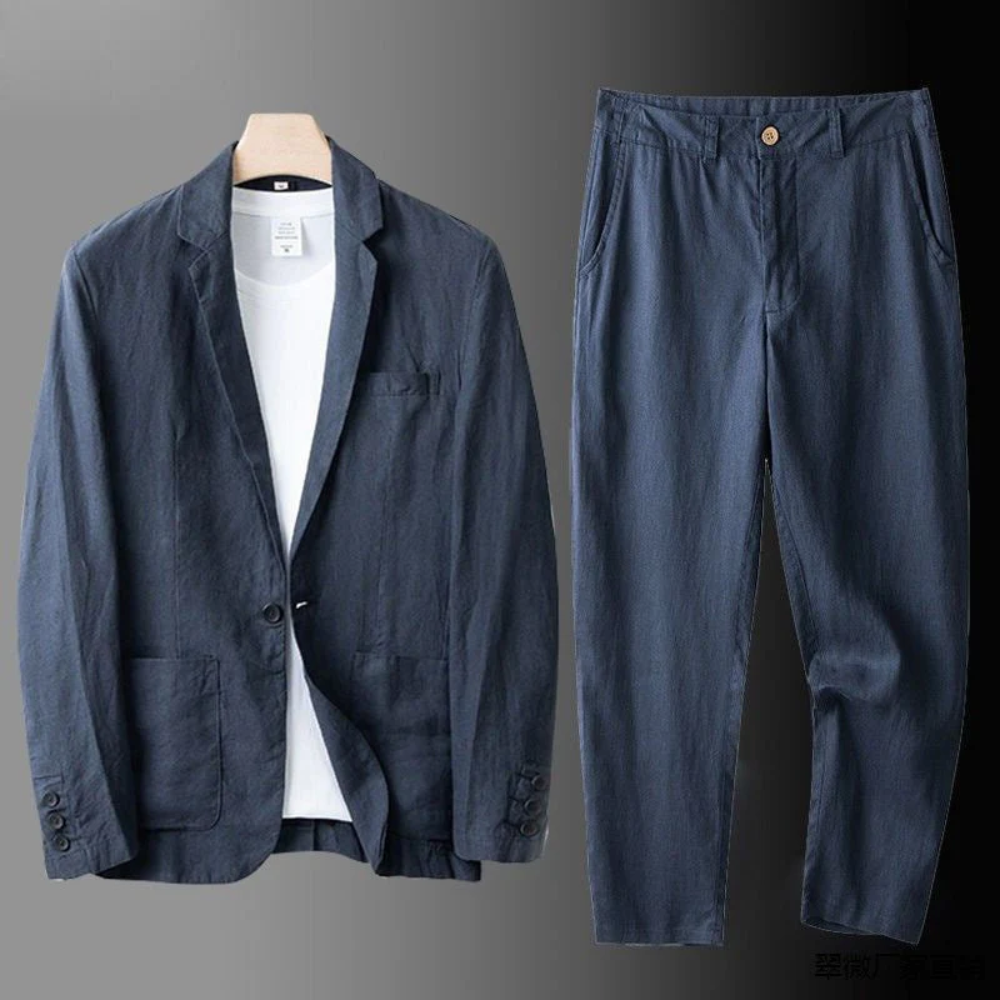 WISEMERE™ | Men's Pure Linen Coord