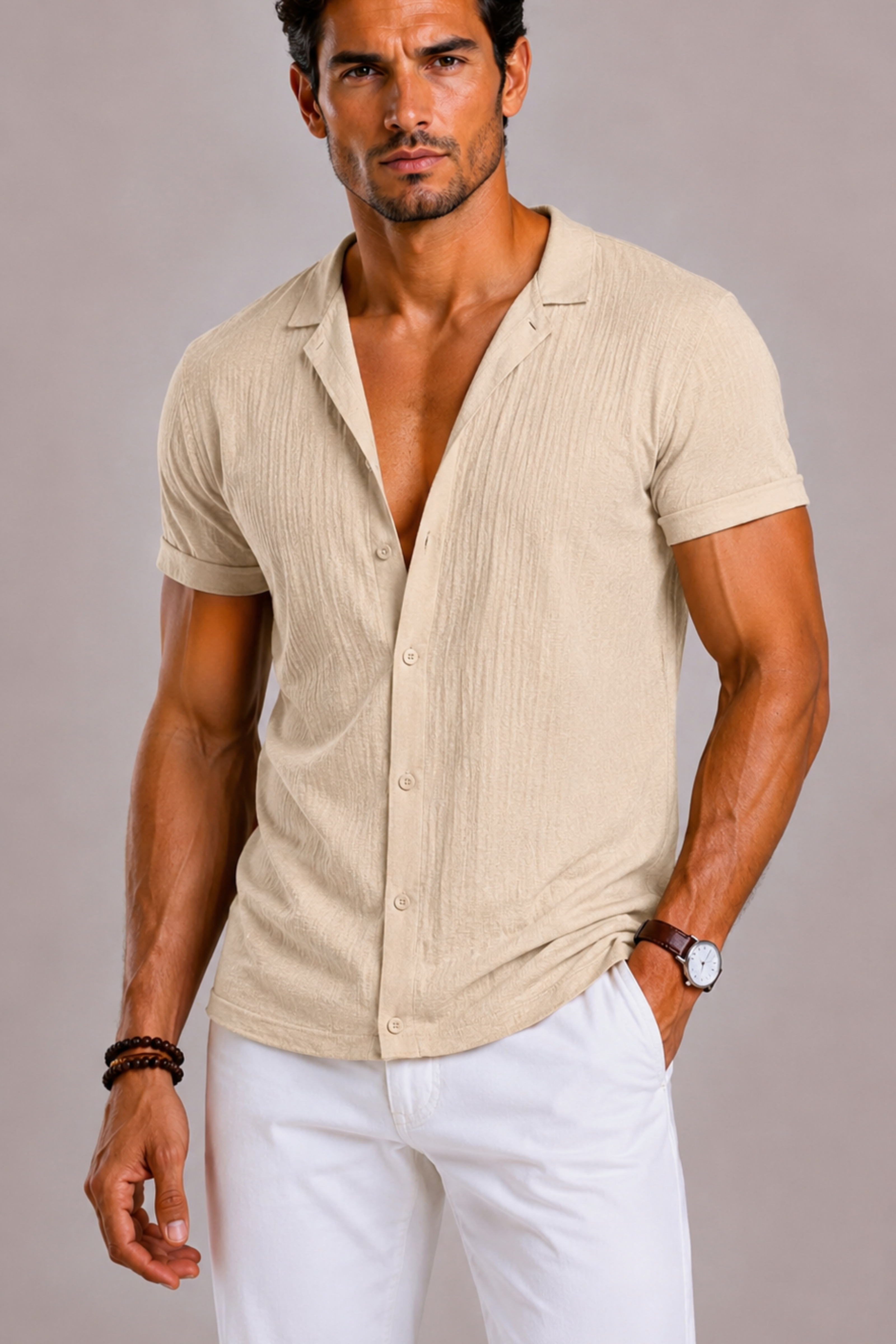 WISEMERE™ | Ribbed Shirt