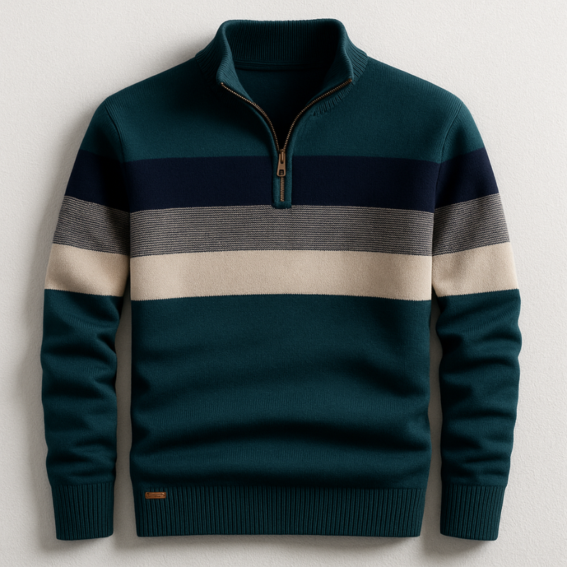 WISEMERE | PULLOVER WITH ZIP FOR MEN