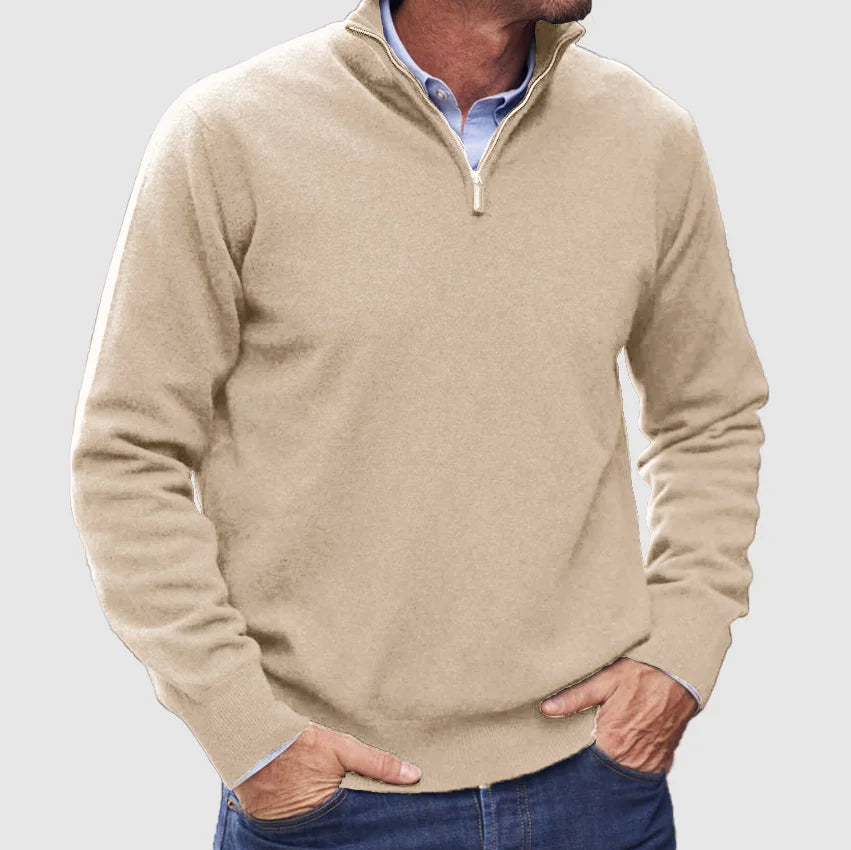 WISEMERE | ZIP PULLOVER FOR MEN