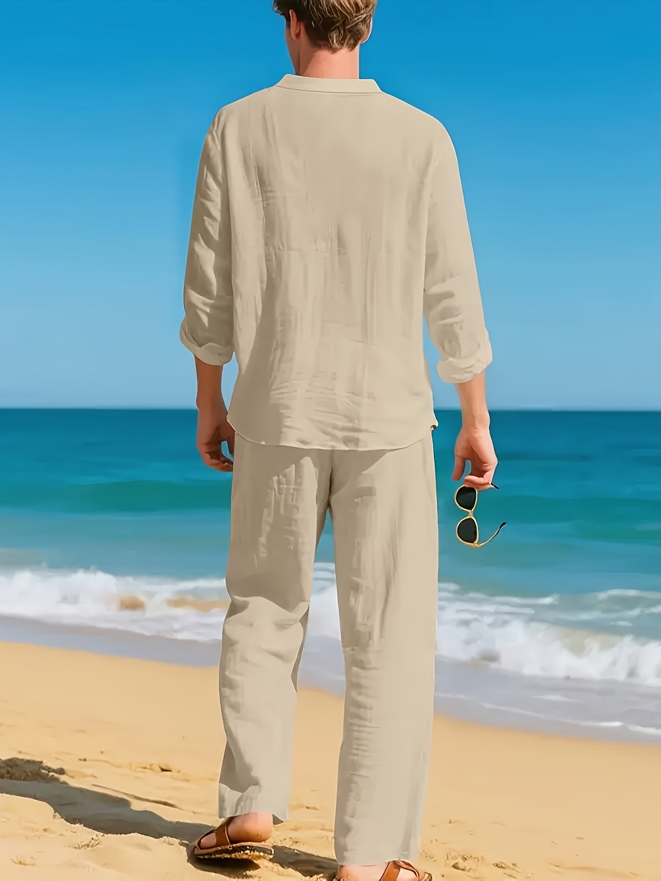 WISEMERE™ | Men's Coords Woven Linen