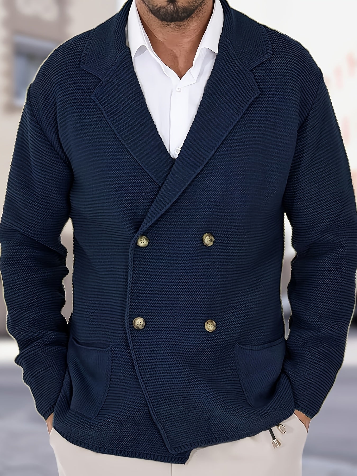 WISEMERE | ELEGANT KNIT CARDIGAN FOR MEN