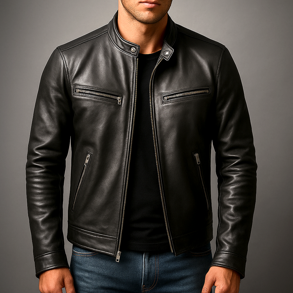 WISEMERE | CLASSIC BIKER JACKET FOR MEN