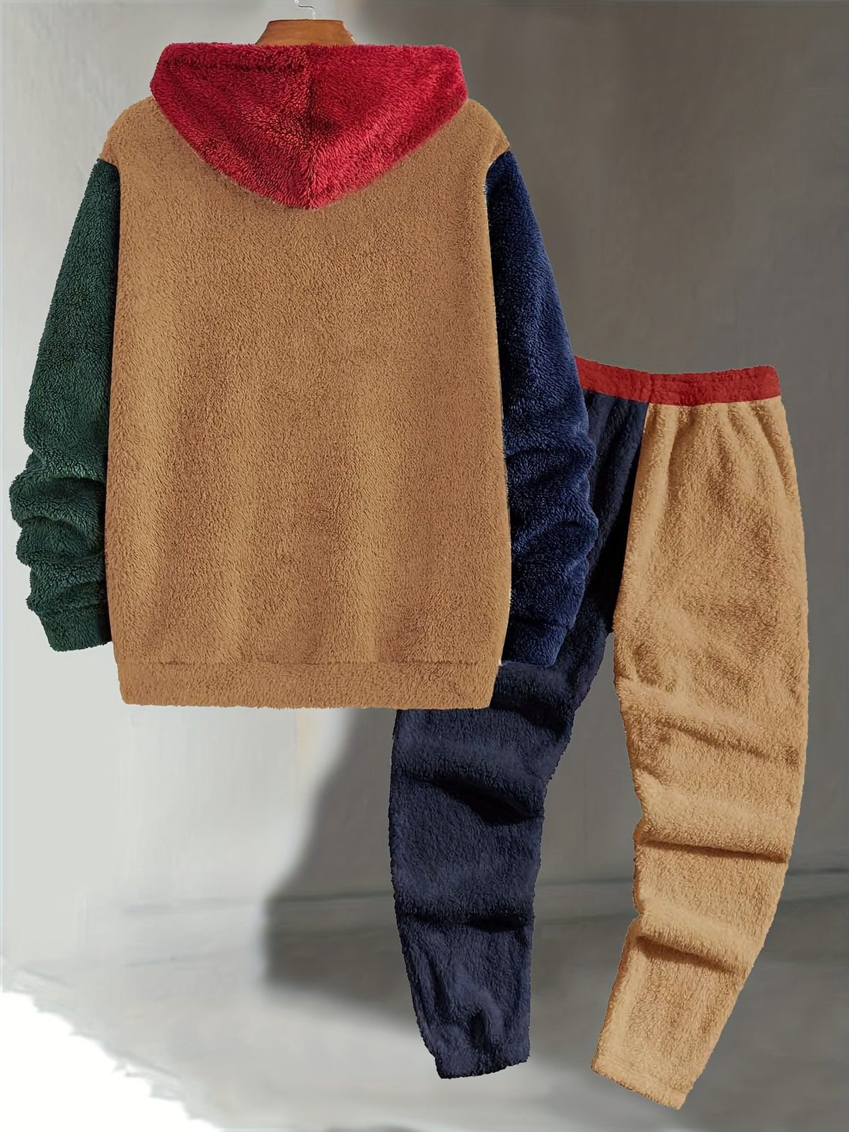 WISEMERE™ | Cozy Color-Block Two-Piece Set