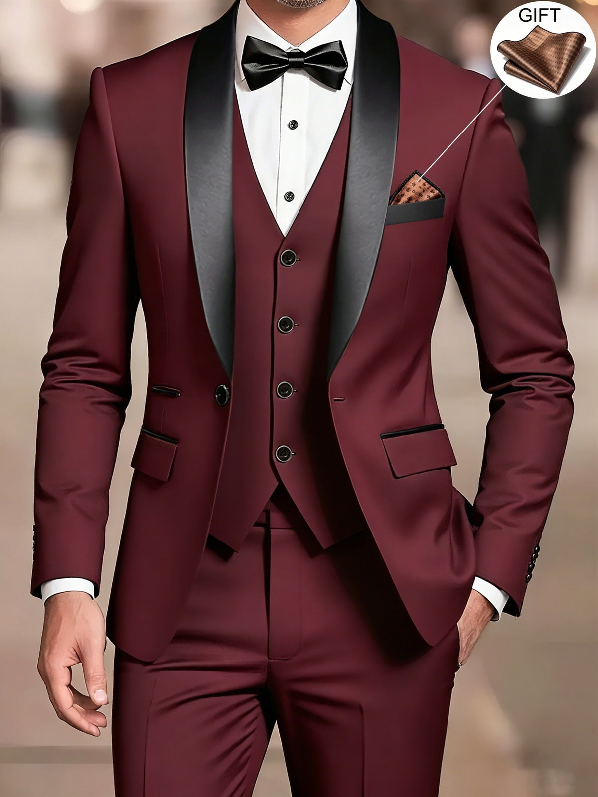 WISEMERE™ | Men's Formal Tuxedo Set