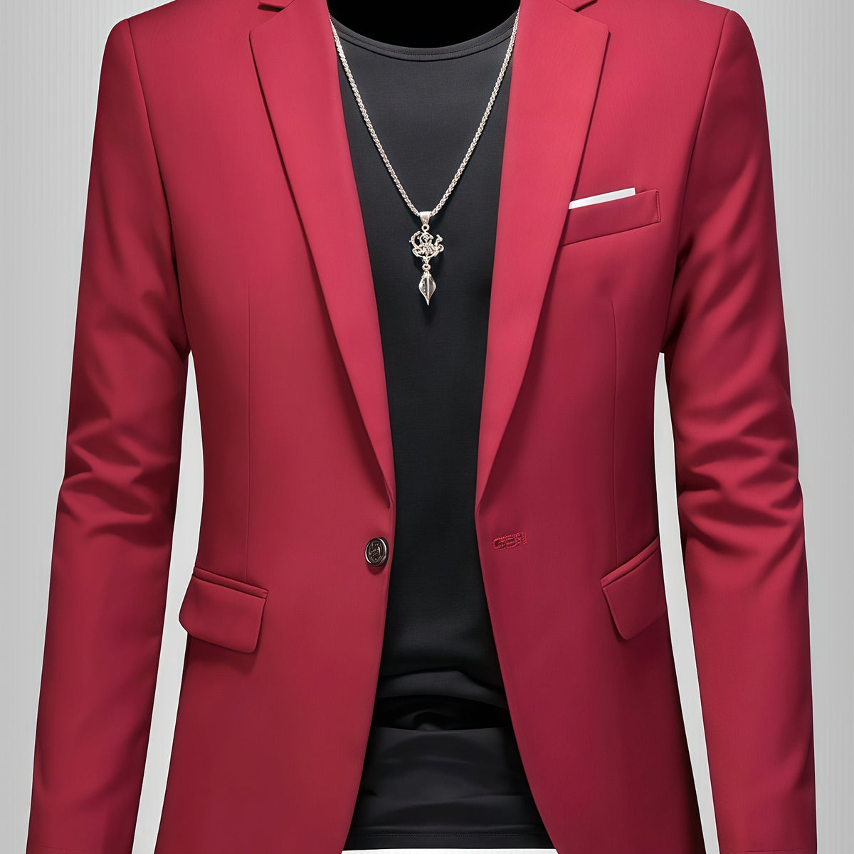 WISEMERE™ | Men's Skinny-Fit Woven Blazer
