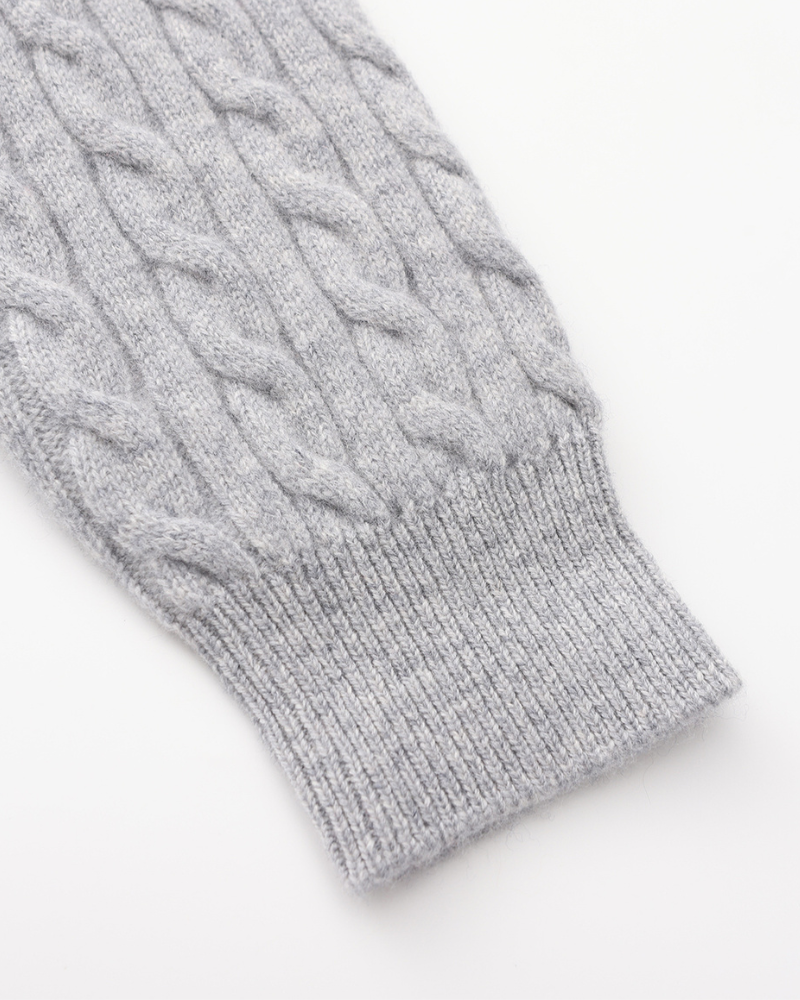WISEMERE | CASHMERE WOVEN HALF ZIP