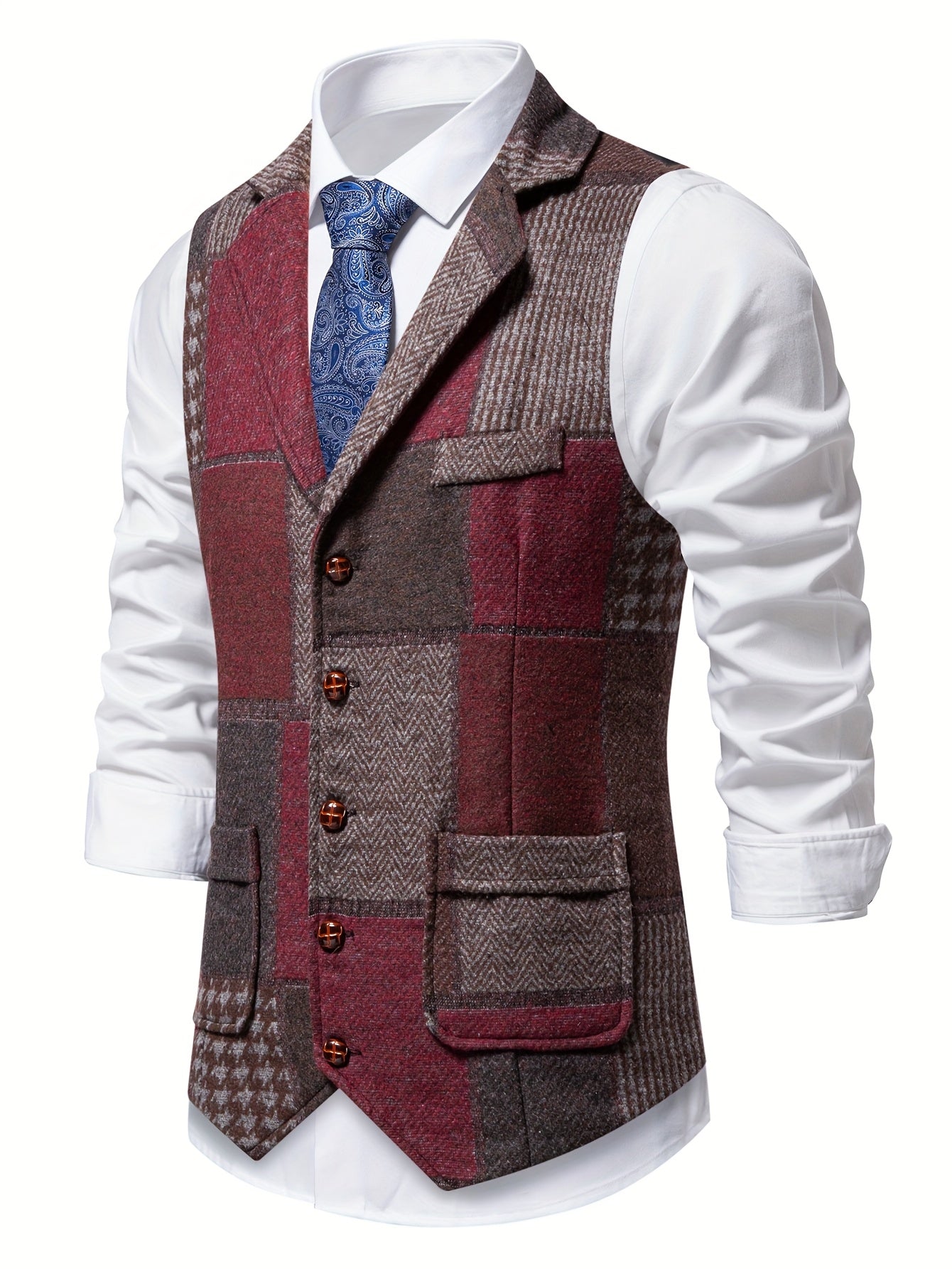 WISEMERE | FORMAL TWEED VEST FOR MEN
