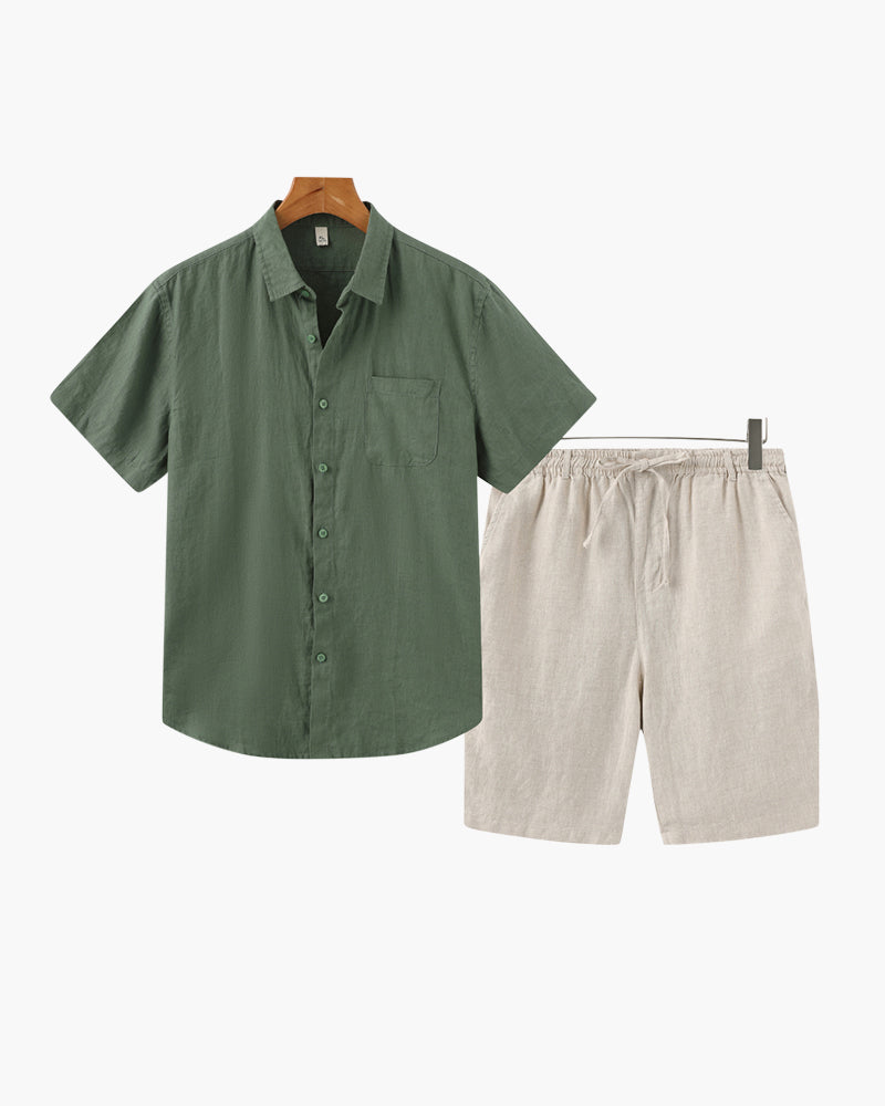 WISEMERE | LINEN COMBO (SHORTS)