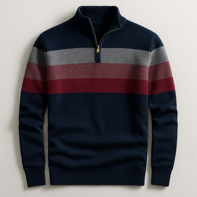 WISEMERE | PULLOVER WITH ZIP FOR MEN