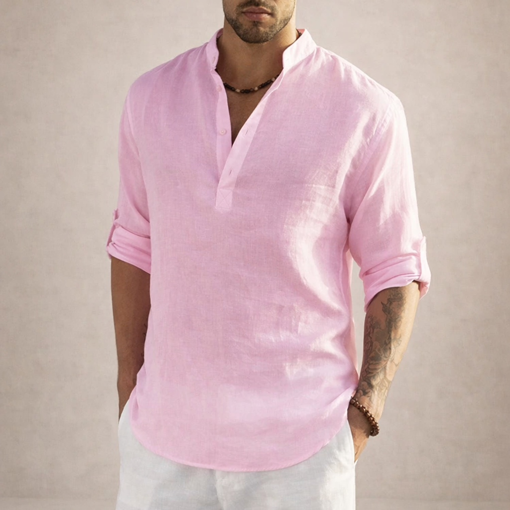 WISEMERE™ | Stand Collar Shirt