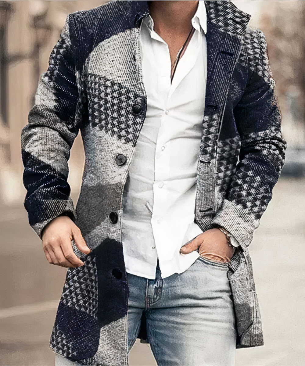 WISEMERE™ | Men's Button Trench Coat