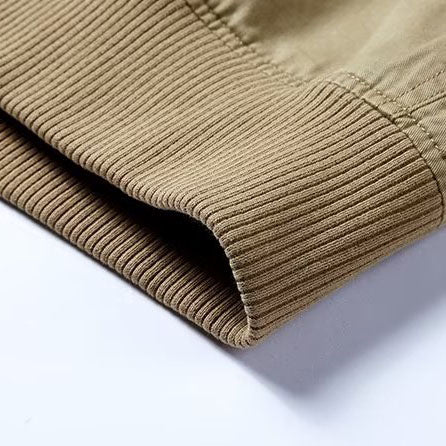 WISEMERE™ | Men's Ribbed-Trim Bomber Jacket