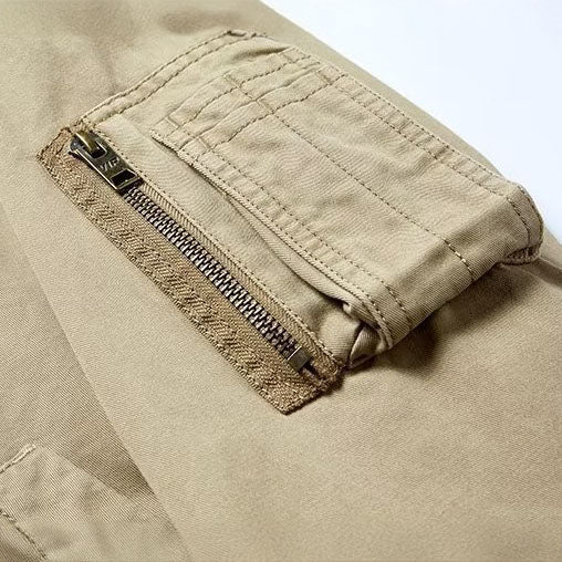 WISEMERE™ | Men's Ribbed-Trim Bomber Jacket