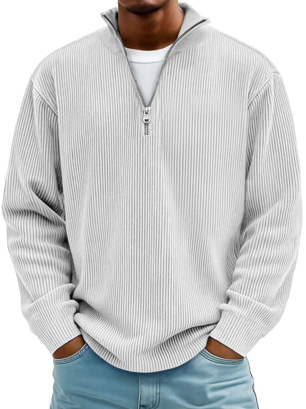 WISEMERE | TRENDY MEN'S HALF ZIP SWEATER