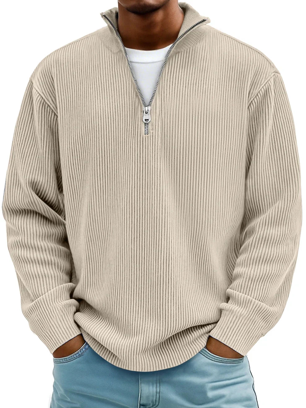 WISEMERE | TRENDY MEN'S HALF ZIP SWEATER