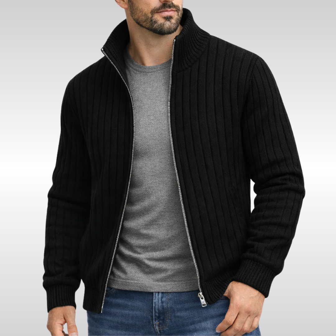 WISEMERE | CLASSIC ELEGANT ZIP CARDIGAN FOR MEN