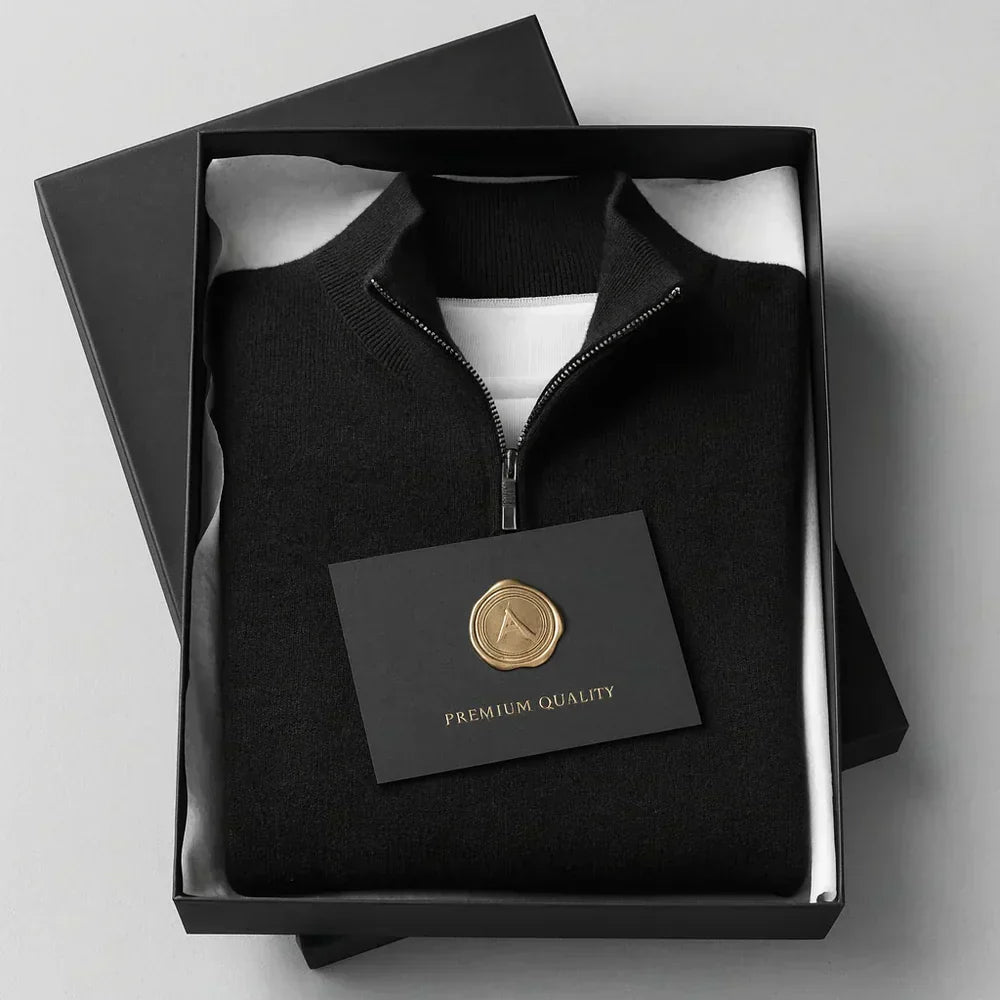 WISEMERE | ZIP-UP PULLOVER FOR MEN