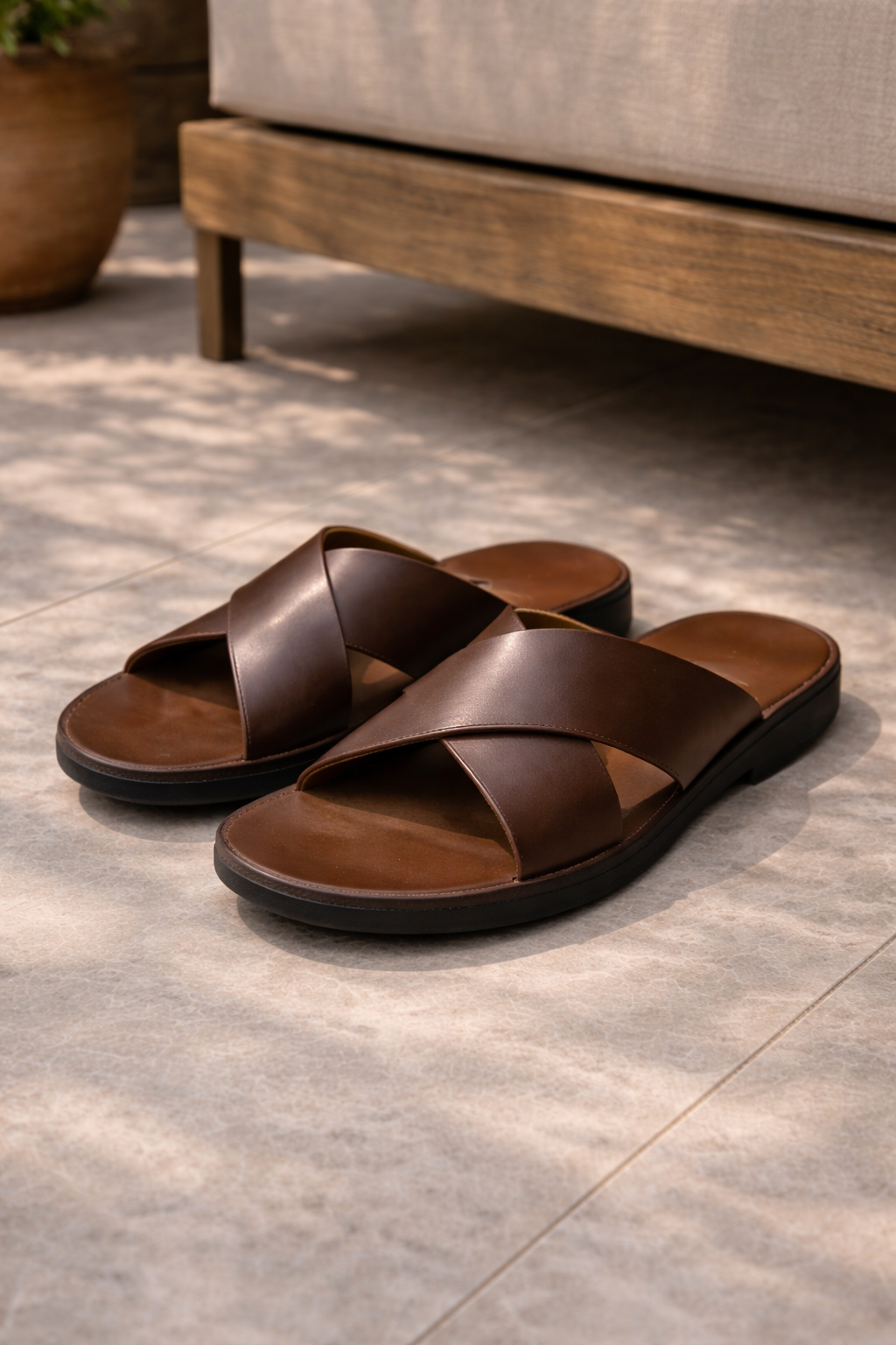 WISEMERE™ | Leather Slides