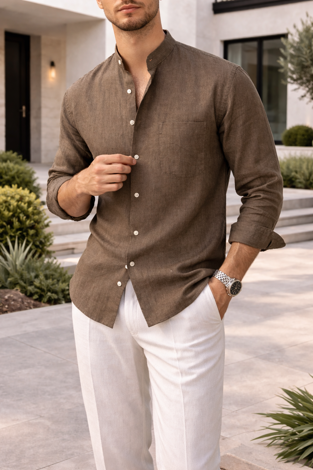 WISEMERE™ | Grandad Shirt